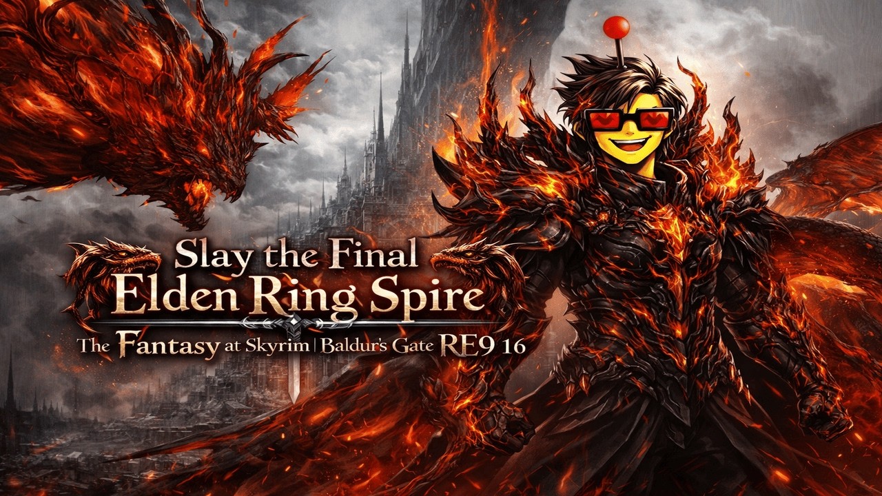 Slay the Final Elden Ring Spire 2/The  Fantasy at Skyrim\Baldur's Gate in RE9 16/RDR2