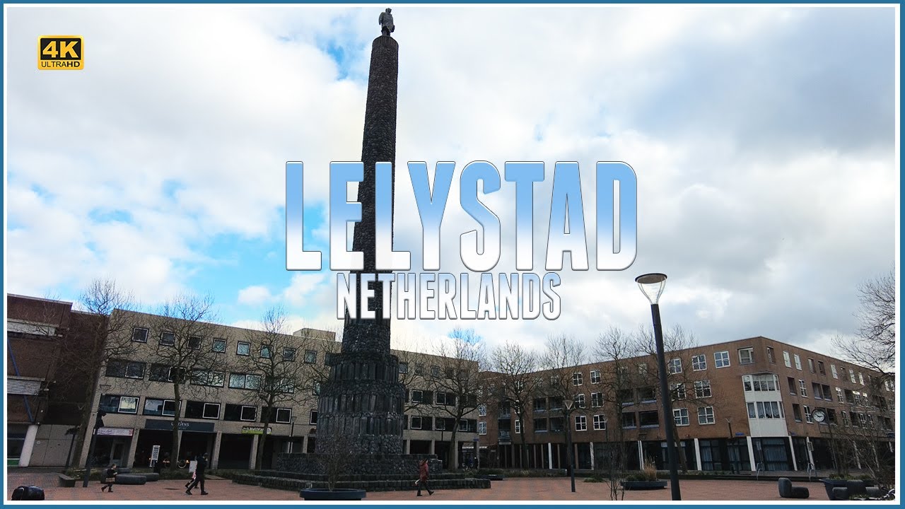 Exploring Lelystad, Netherlands: Central Station To Shopping Mall - City Center Walking Tour 🚶‍♀️
