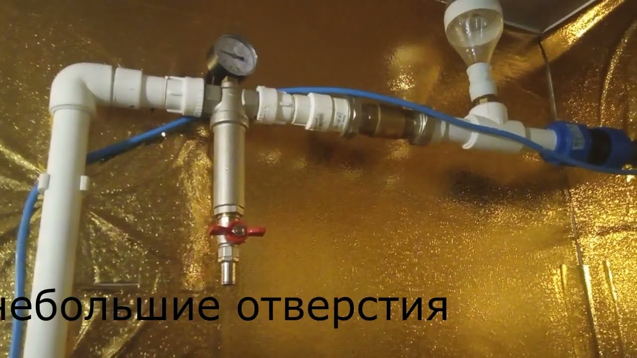 Зимний водопровод в дом по воздуху без  утепления. Самый малозатратный способ.