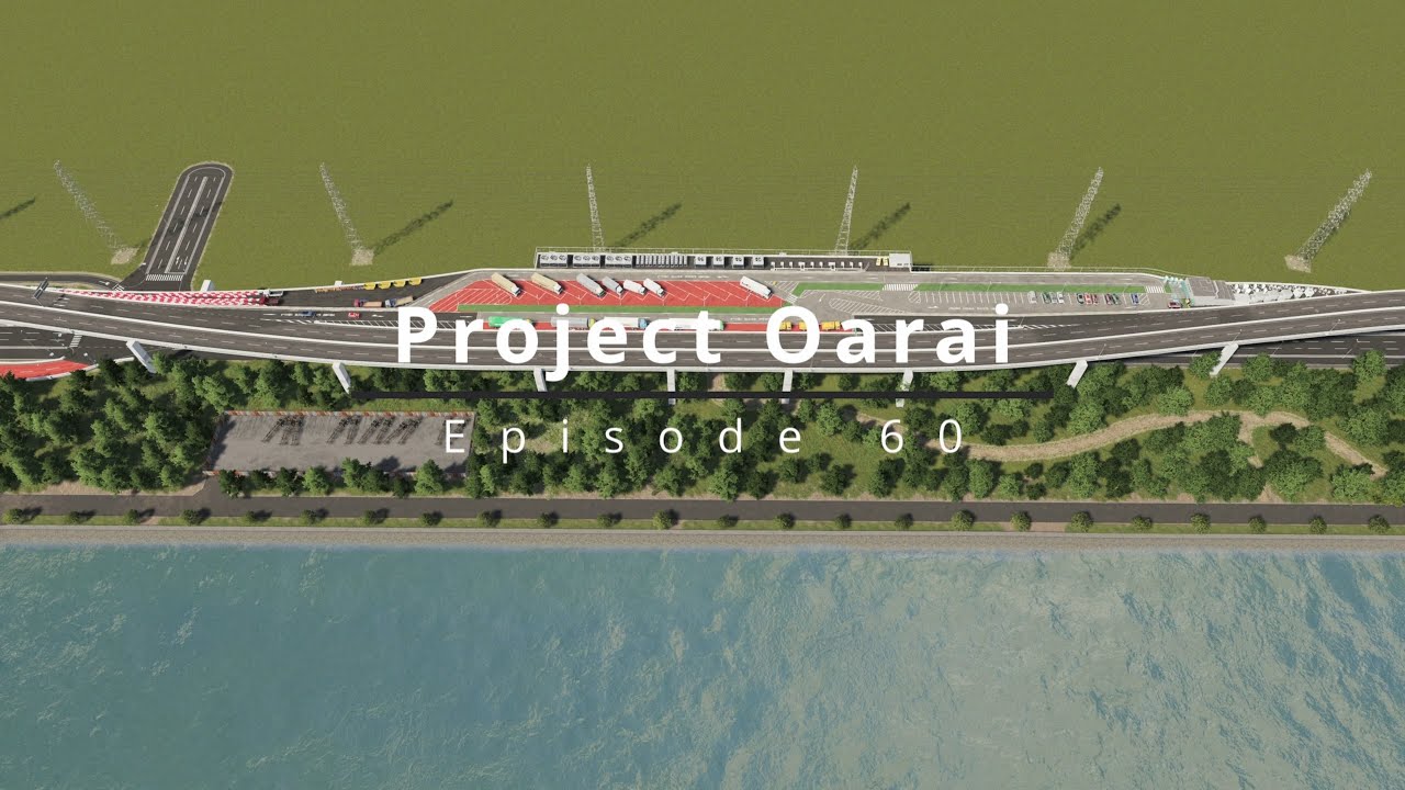 Project Oarai - EP 60 - Big Changes & Highway Rest Area/Golf Drive - Cities Skylines