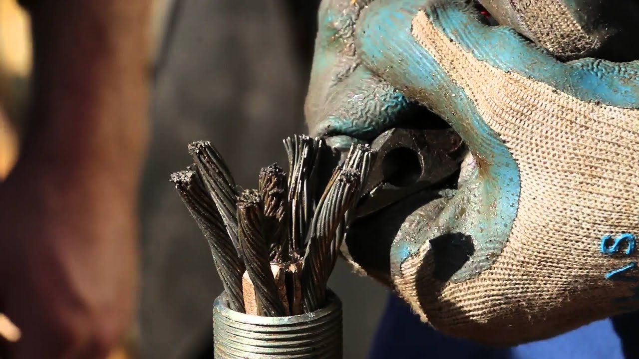 Wire Rope Electroline E-M Cable Termination Installation