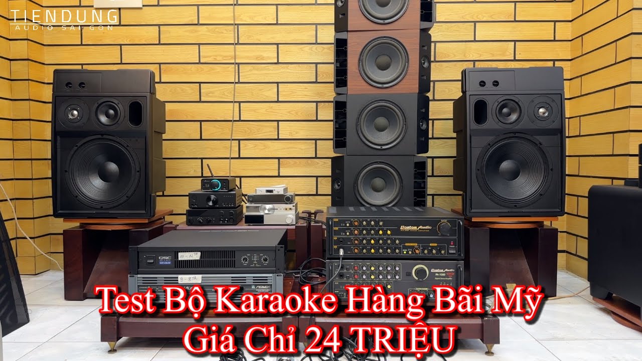 Test combo karaoke hàng bãi CHỈ 24 TRIỆU | Loa JBL Control 10 + Ampli Boston PA-888