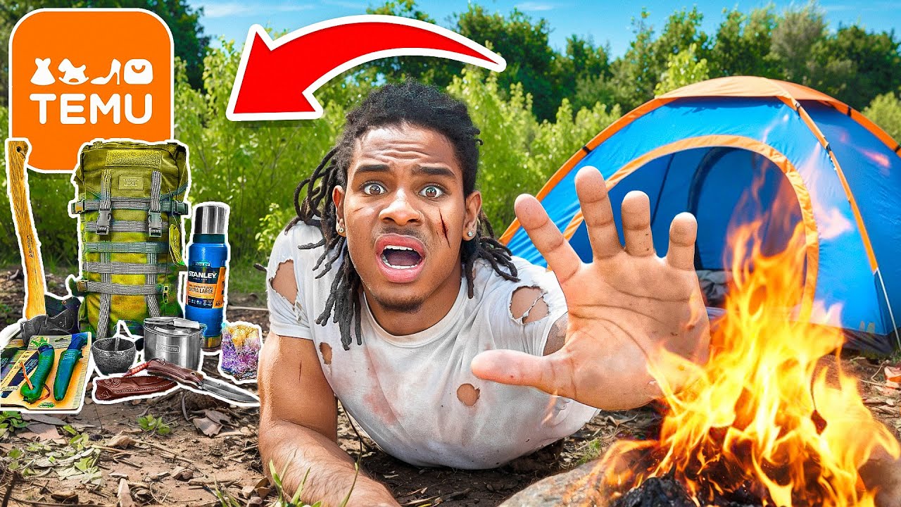 Surviving In The Wilderness Using Only TEMU Products