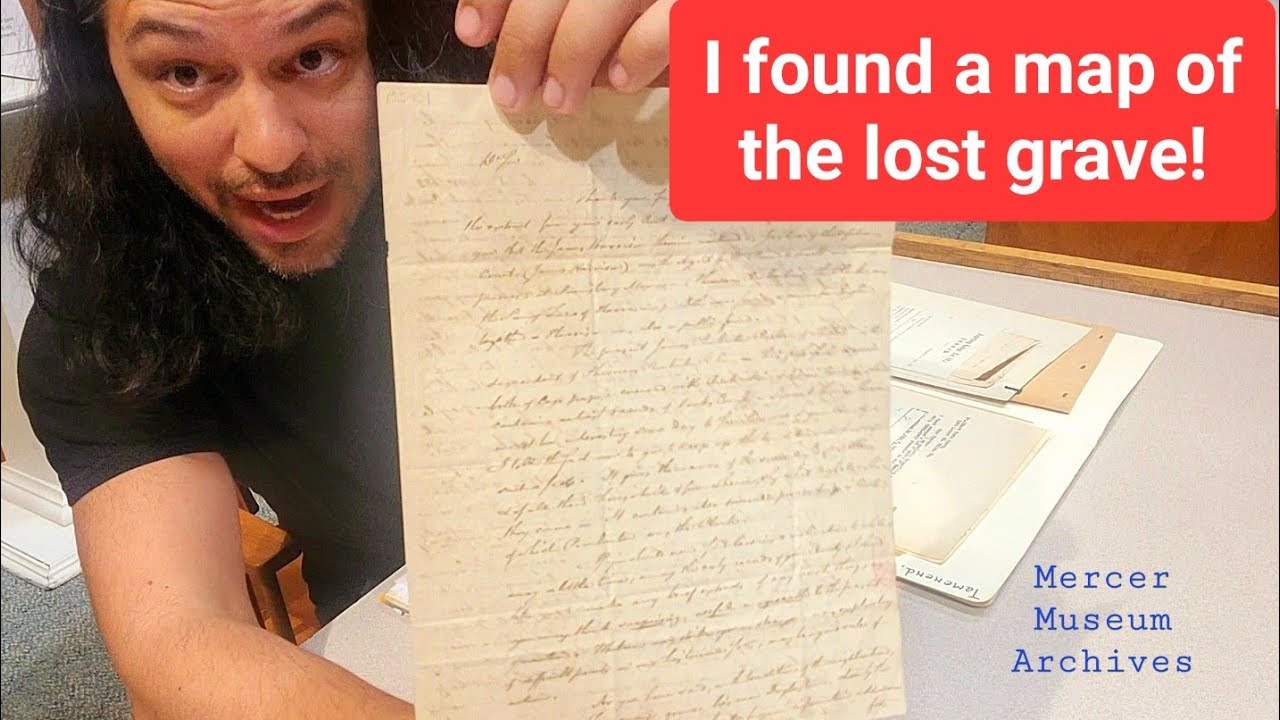 I found old records of Chief Tamanend's lost grave in museum archives