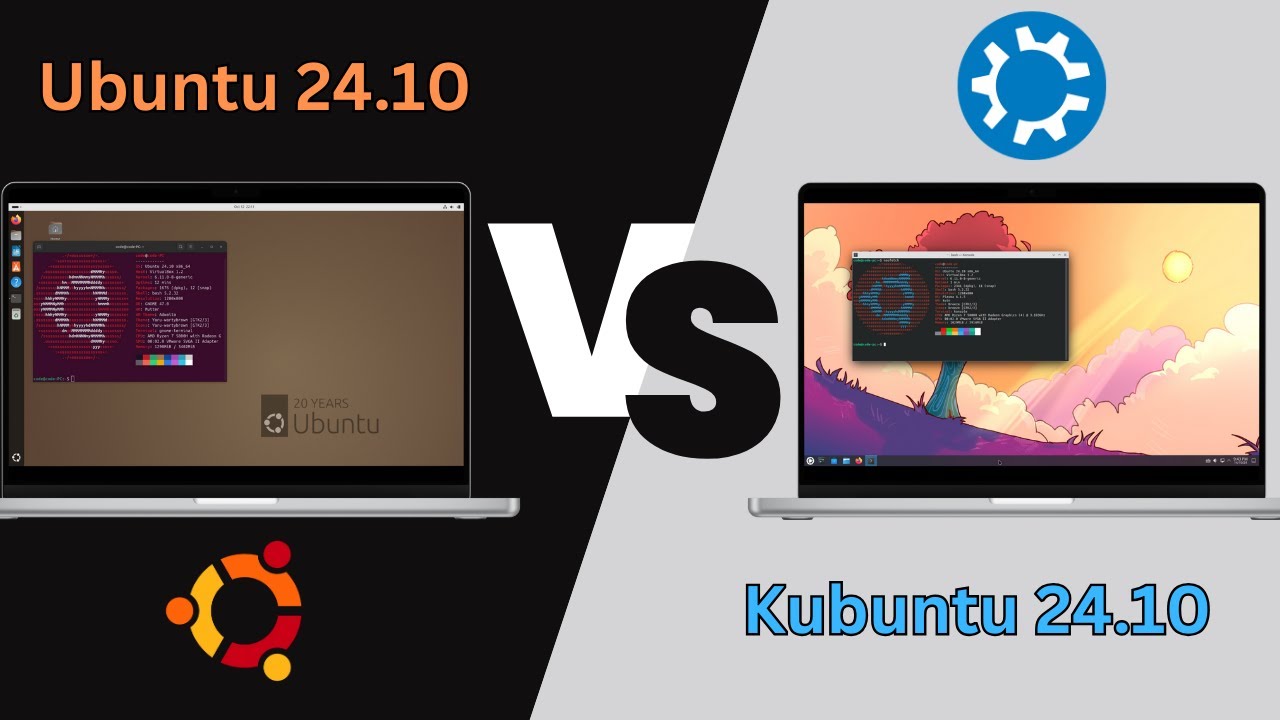 Ubuntu 24.10 vs Kubuntu 24.10: Which One Uses Less RAM?