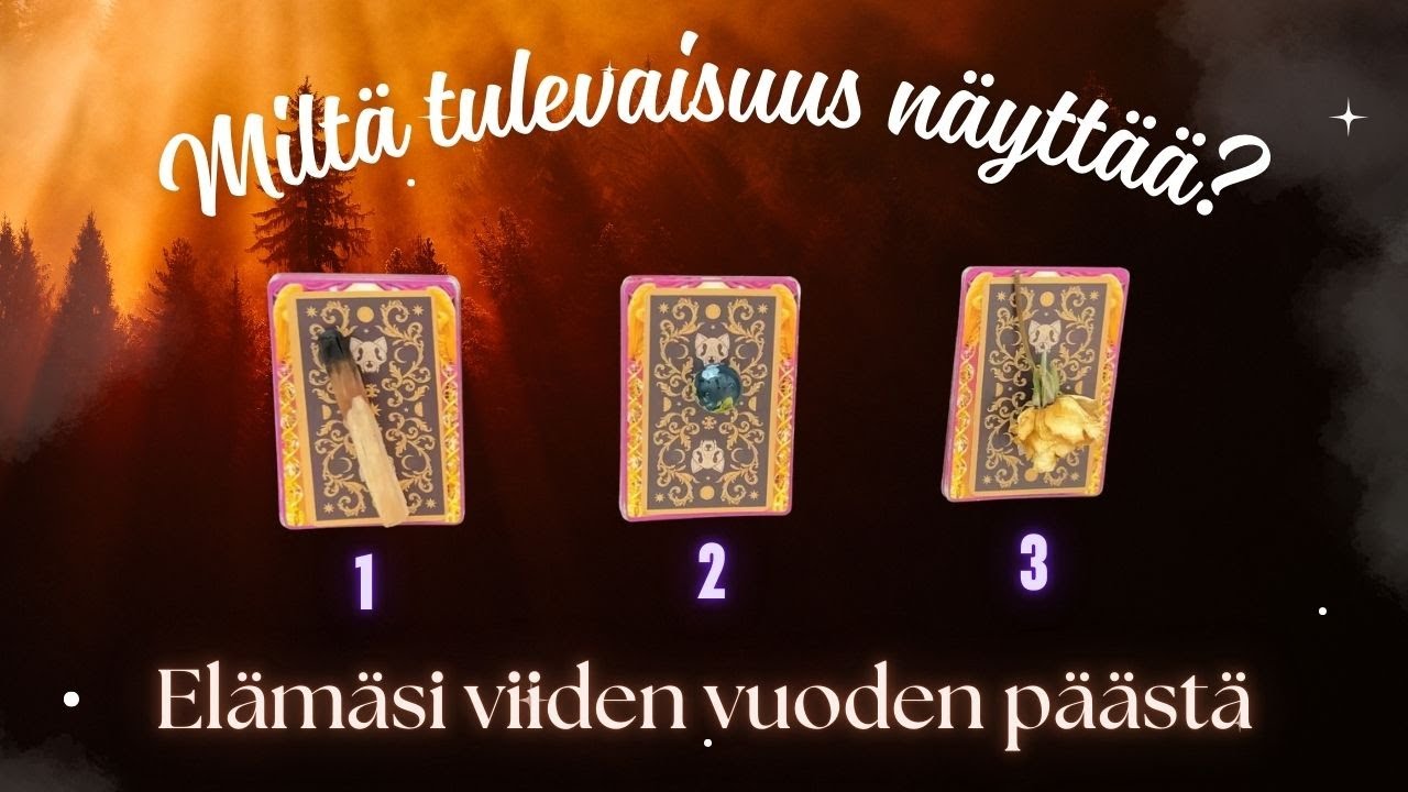 TULEVAISUUS TAROT 🔮 Mitä tapahtuu elämässäsi n. 5 vuoden päästä? ✨