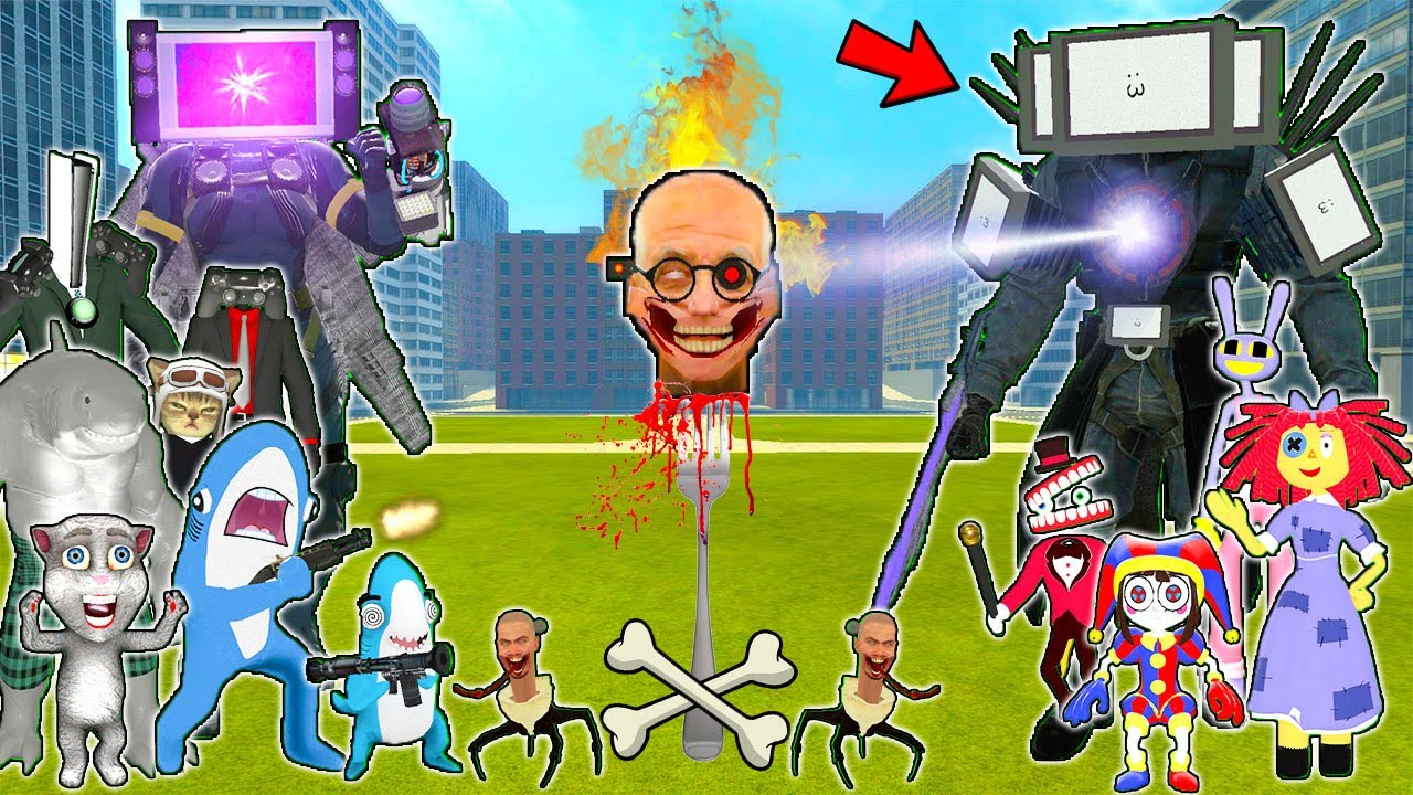 DOMNUL TELEVIZOR EVOLUTIA FINALA DE TITAN DIN EPISODUL 67 IL DISTRUGE PE SKIBIDI TOALETA DE STIINTA!