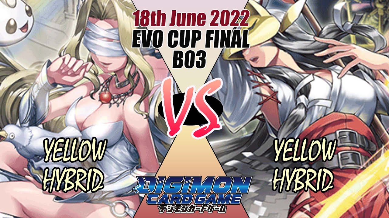 Digimon TCG Yellow Hybrid Mirror Evo Cup Tournament Final B03! -  18th June 2022