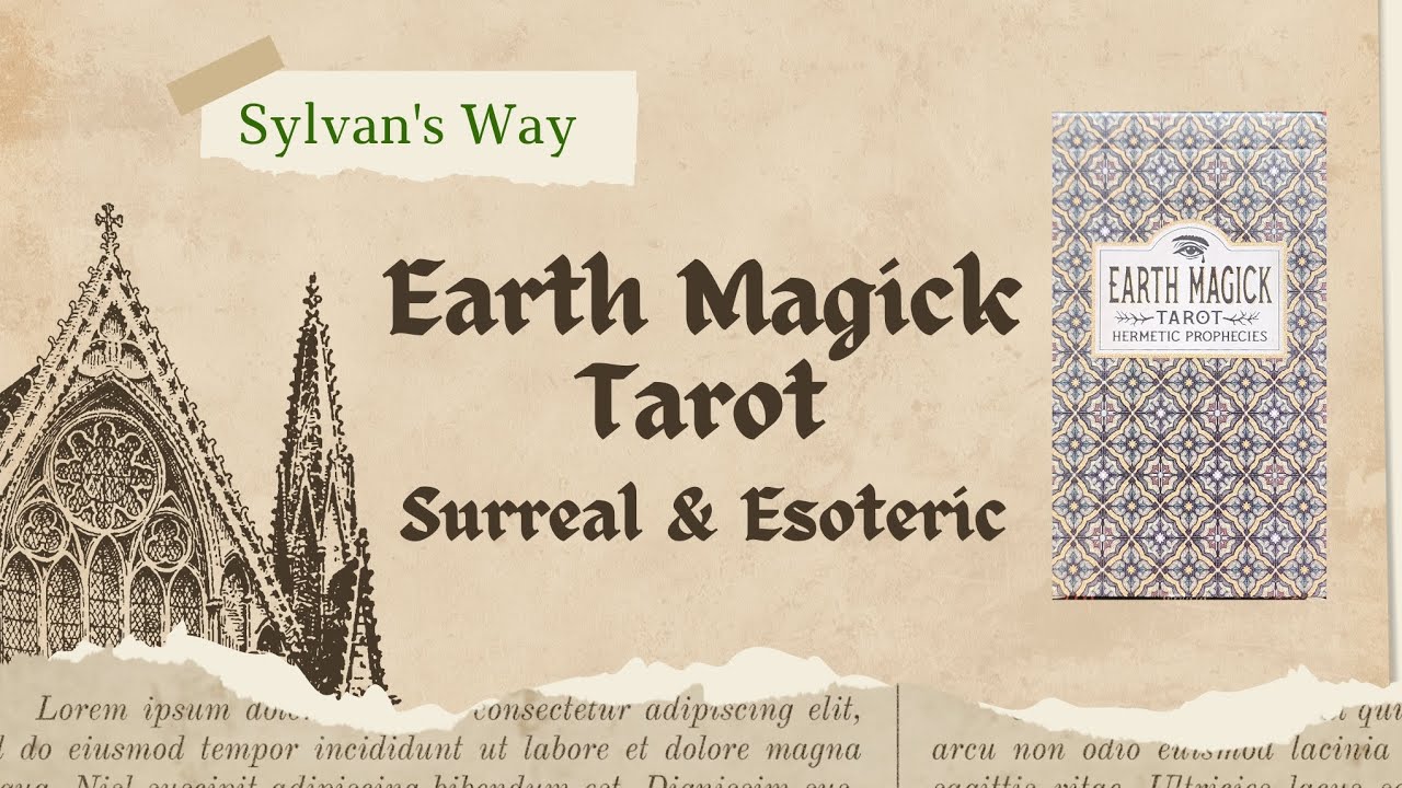 Earth Magick Tarot 🌙  Filled with Surreal Esoteric Symbolism | Deck Review