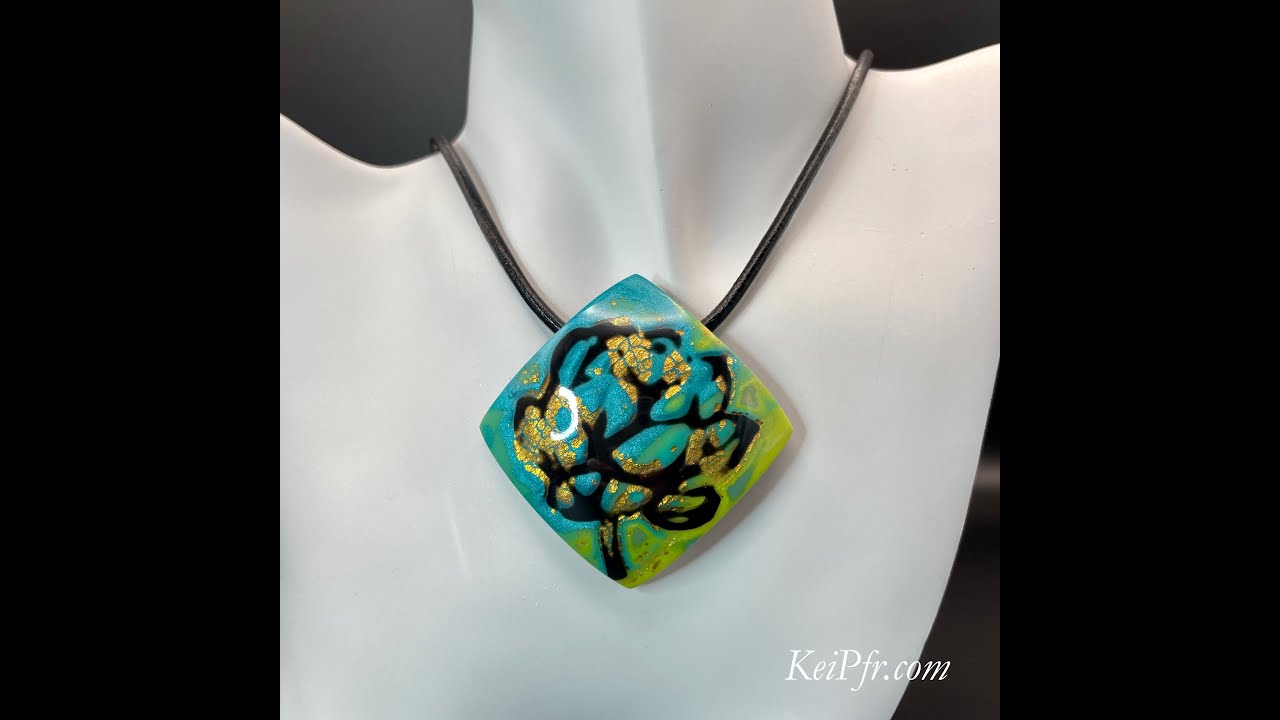 Polymer Clay Controlled Mokume Technique & Hidden Tube Bail Tutorial
