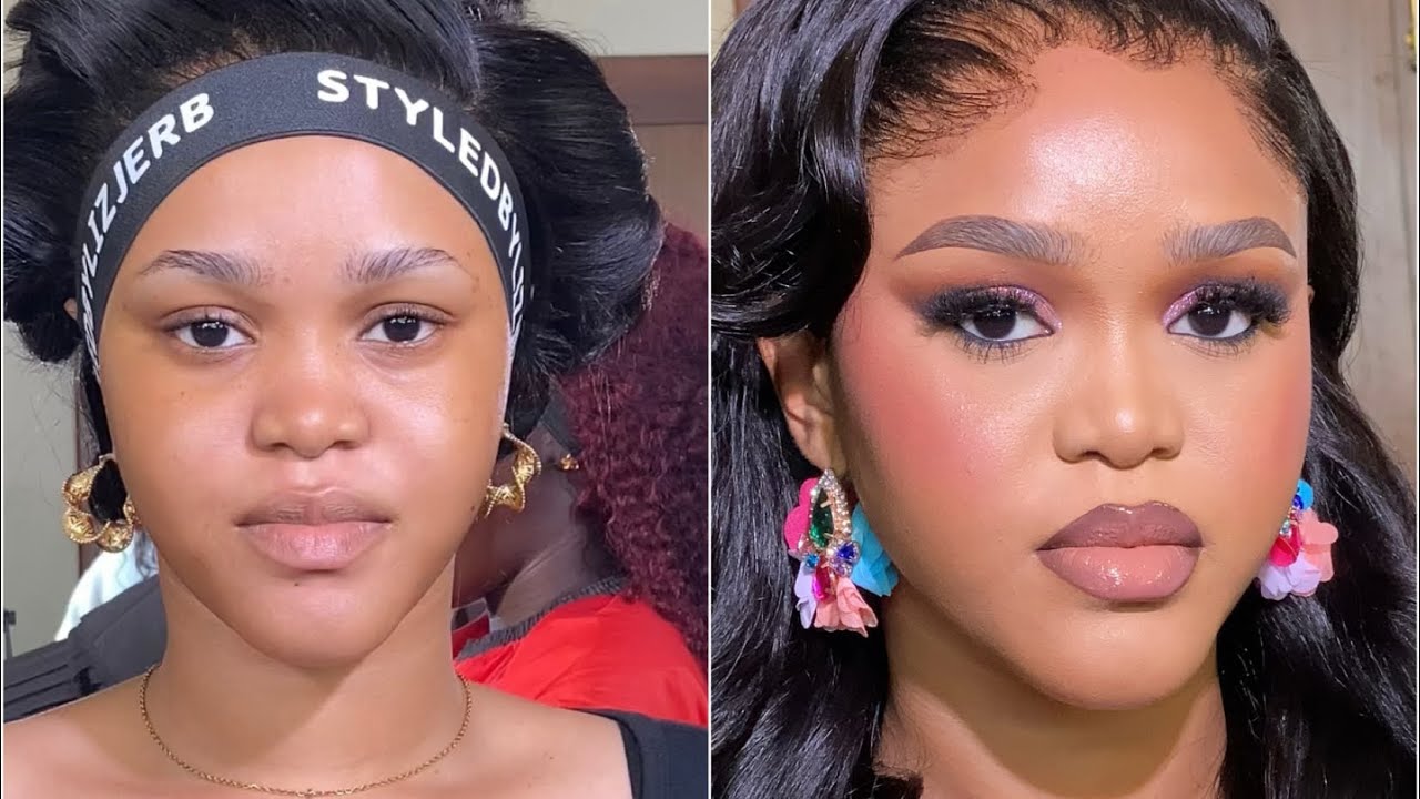 LOOK I CREATED IN THE LAYEFABEAUTY X REVYSBEAUTY MASTERCLASS/MAKEUP TRANSFORMATION/CLEAN MAKEUP