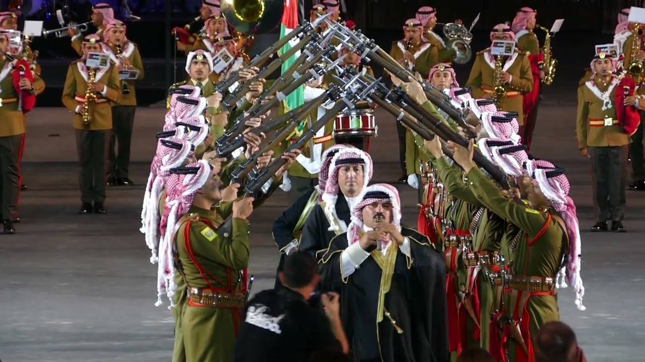 Basel Tattoo 2025 Jordanian Armed Forces Band, Royal Jordanian Honor Guard Silent Drill Team Probe