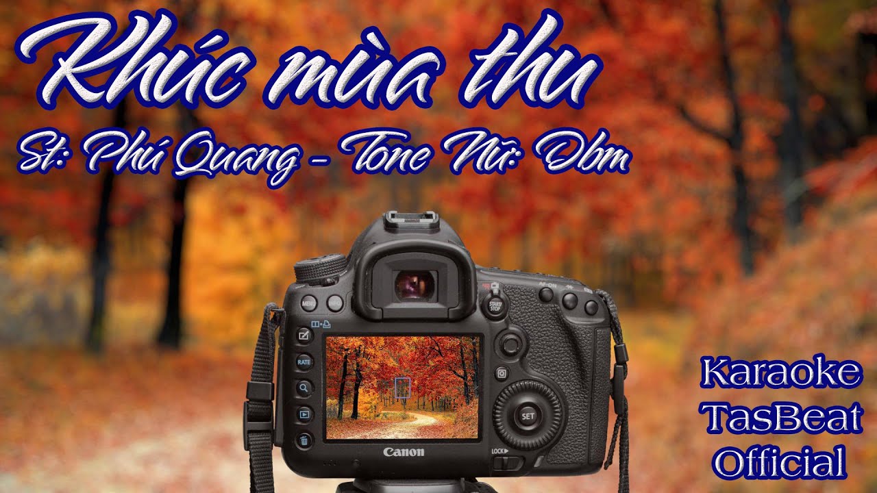 Karaoke Khúc Mùa Thu Tone Nữ | TAS BEAT