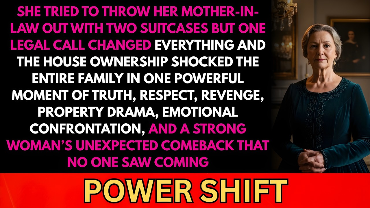 SHE PACKED HER MOTHER-IN-LAW’S BAGS… BUT ONE SECRET CALL FLIPPED THE HOUSE OWNERSHIP OVERNIGHT