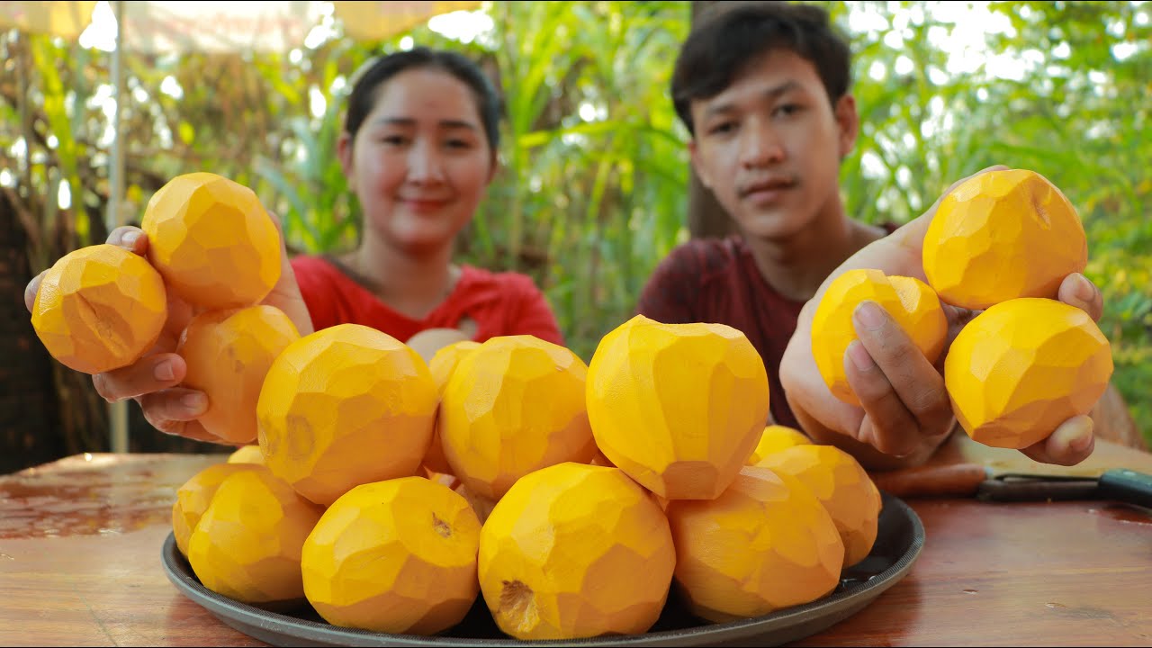 Tasty Dried Egg Fruit Processing - Dried Egg Fruit - Cooking Recipe