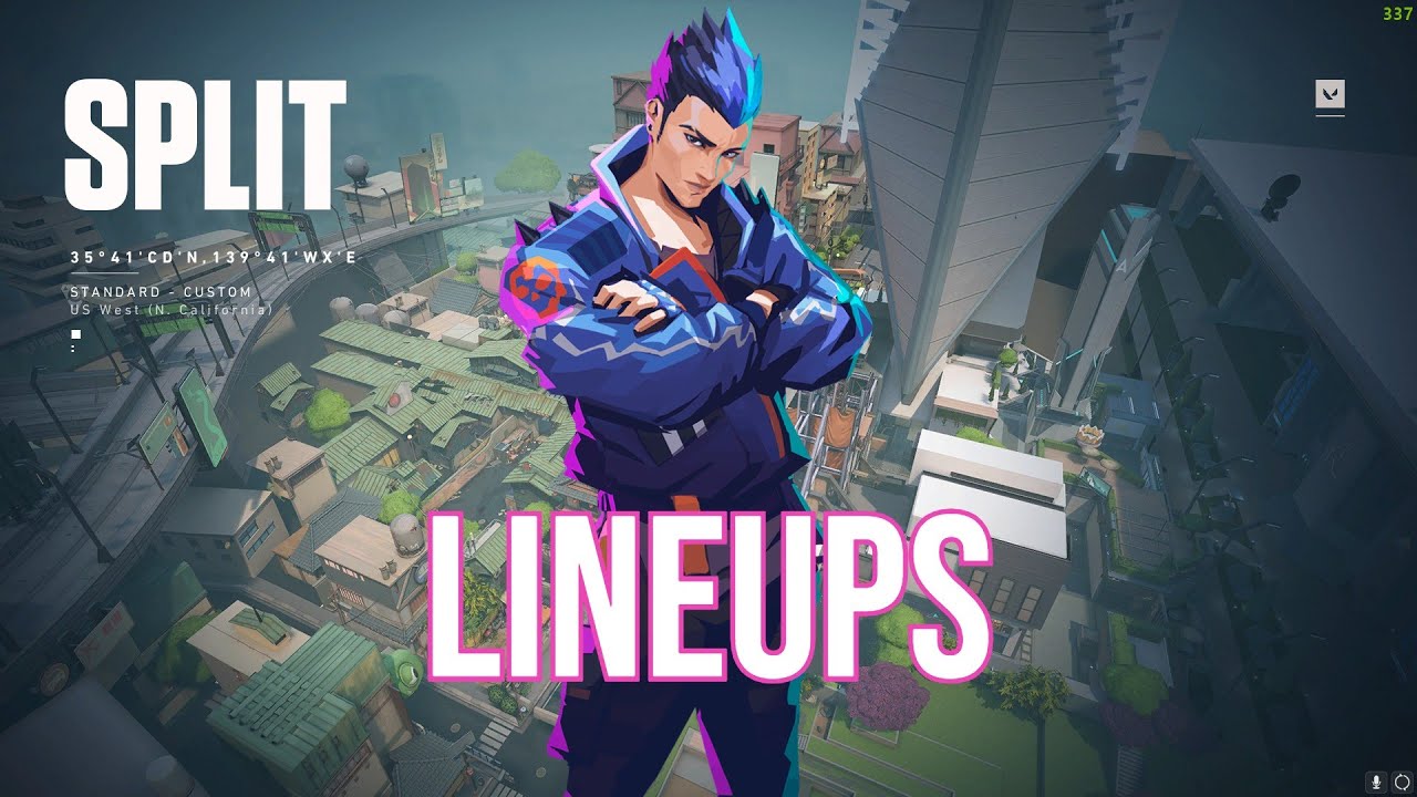 Yoru Teleport lineups for SPLIT | valorant tutorial