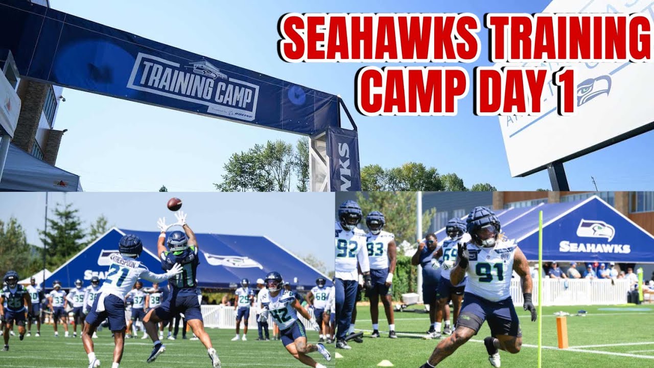 Seahawks training camp day 1