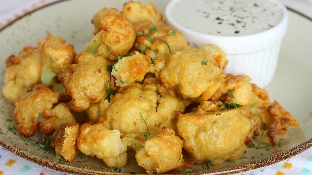 COUVE-FLOR EMPANADA SEM FRITURA - RECEITAS QUE AMO