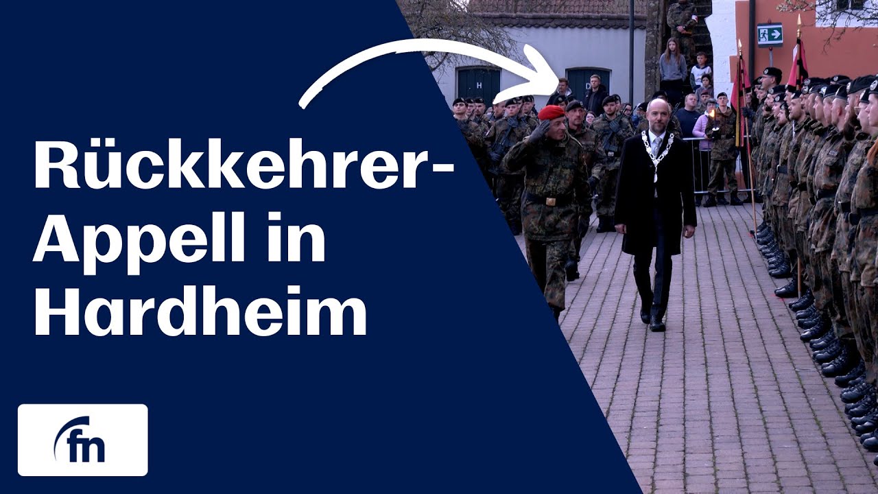 Rückkehrer-Appell für Panzerbataillon 363 aus Hardheim - by Fränkische Nachrichten