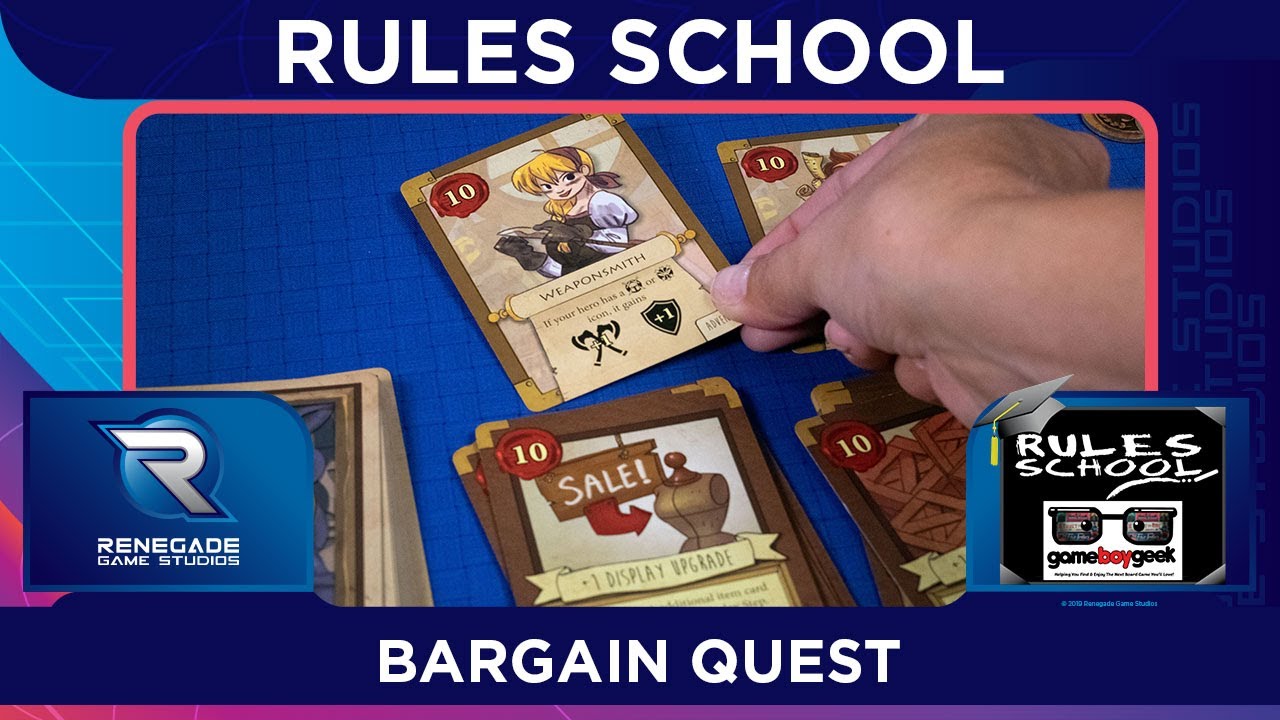 How to Play Bargain Quest (Rules School) with the Game Boy Geek