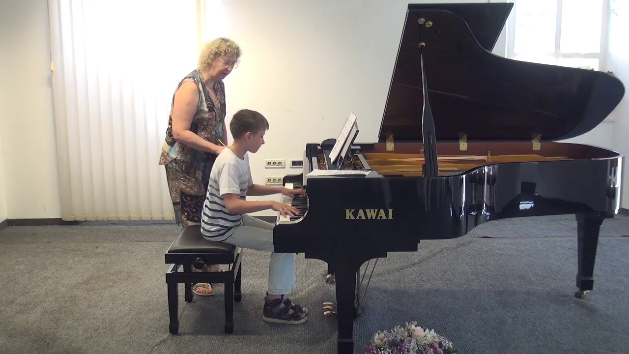 07.07.2018 Mira Marchenko's master-classes: Yegor Sidorov, Concert Hall, Trogir, Croatia