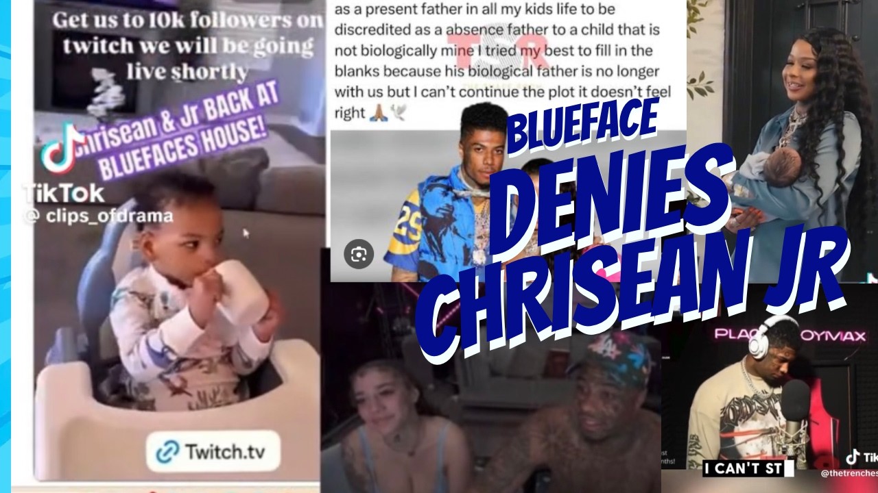 why blueface denies his son