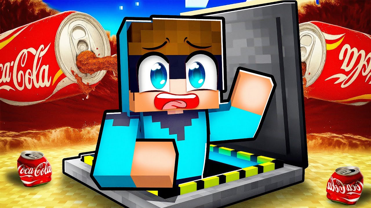 Coca Cola TSUNAMİSİNDEN Kaçış! 😱 (FACECAM) Minecraft
