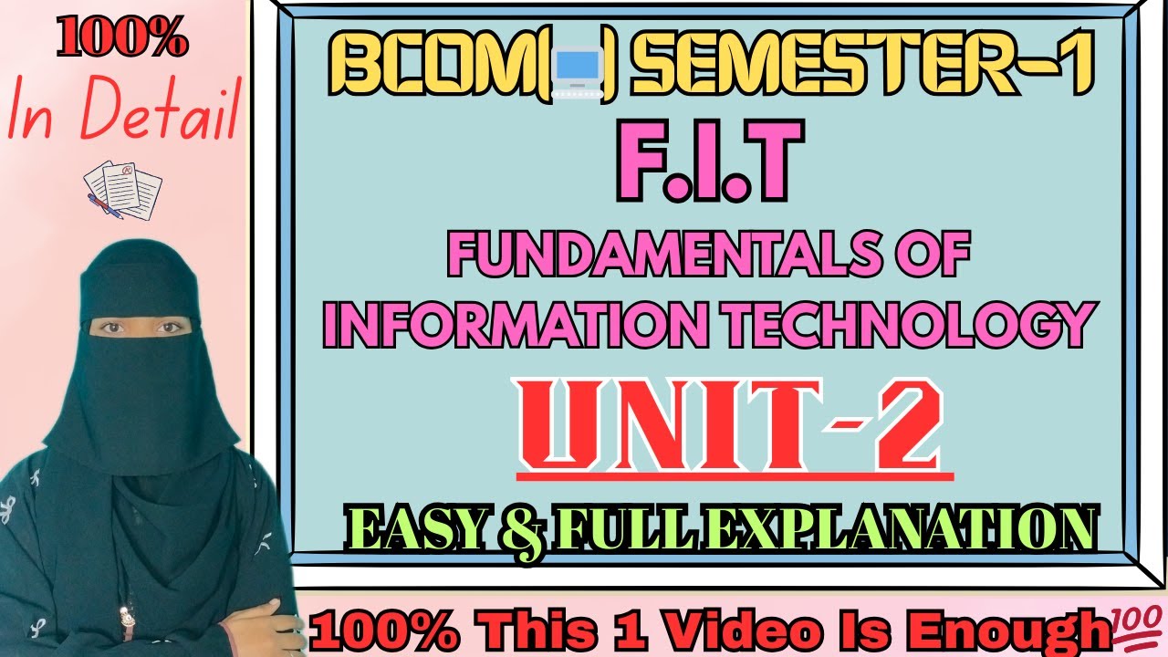 Подробное объяснение модуля FIT UNIT-2💯✅| Открытый университет, 2026 | 1 семестр, бакалавр коммер...