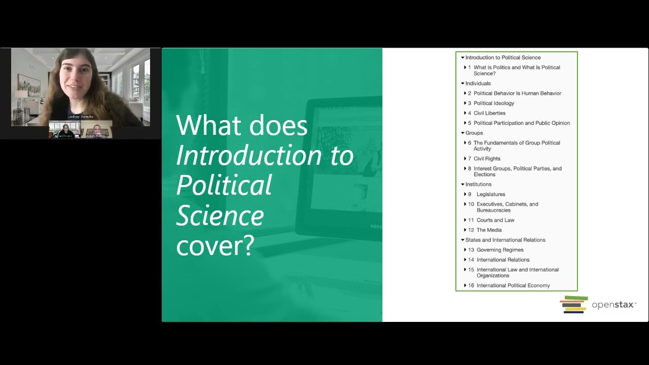 OpenStax's political science textbook, feat. senior contributing author Rachel Bzostek Walker, Ph.D.