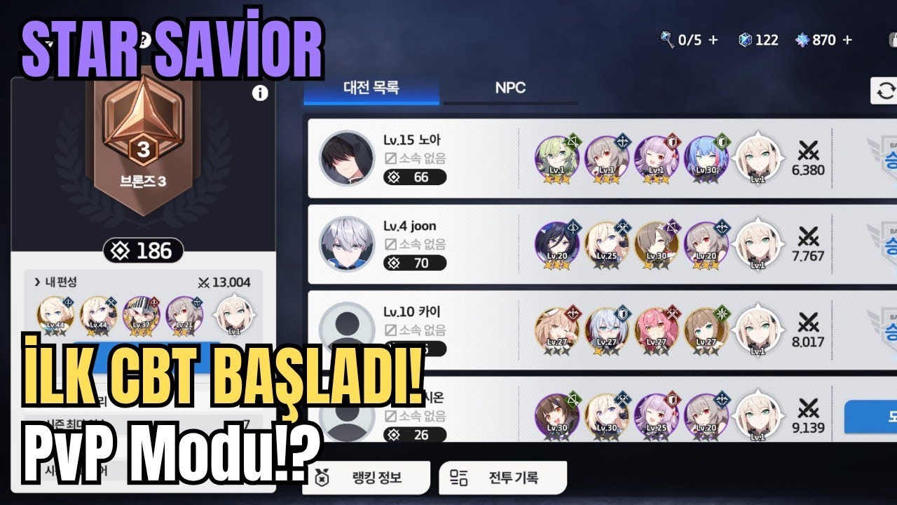 Star Savior Türkçe | PvP Modunu Kısaca Denedim!