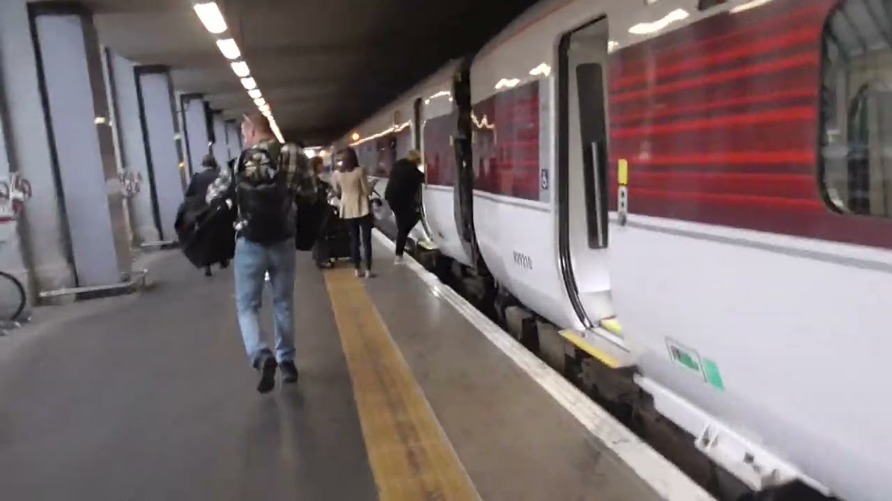 Boarding LNER Azuma Class 801 210 at London Kings Cross