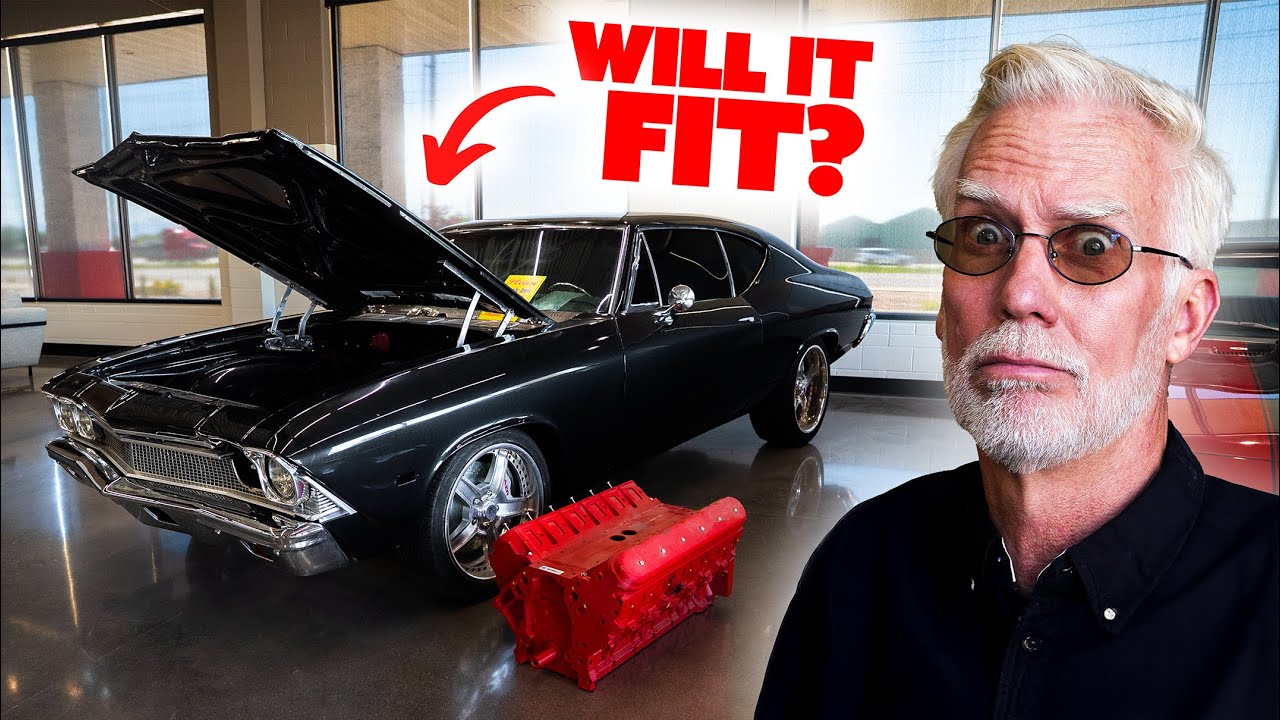Will This INSANE V12 Engine Fit in My ’68 Chevelle?! – It's TIGHT!