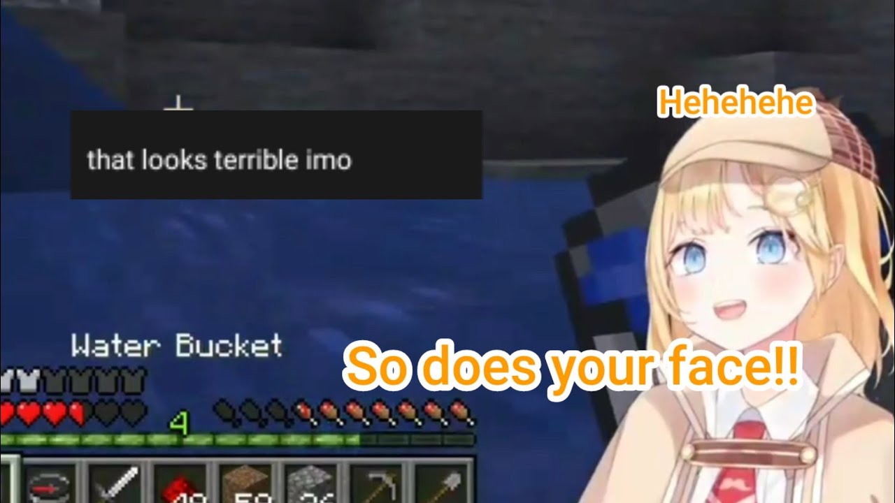 Amelia roasted the chat with her gremlin laugh