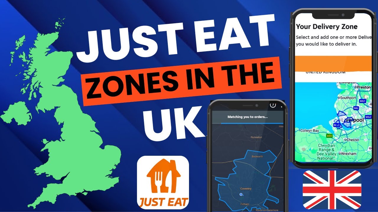Just Eat Available Zones in the UK | London, Birmingham, Manchester, Cardiff & More