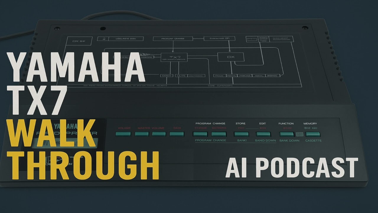Yamaha TX7 Walk Through - Deep Dive AI Podcast (AIcast)