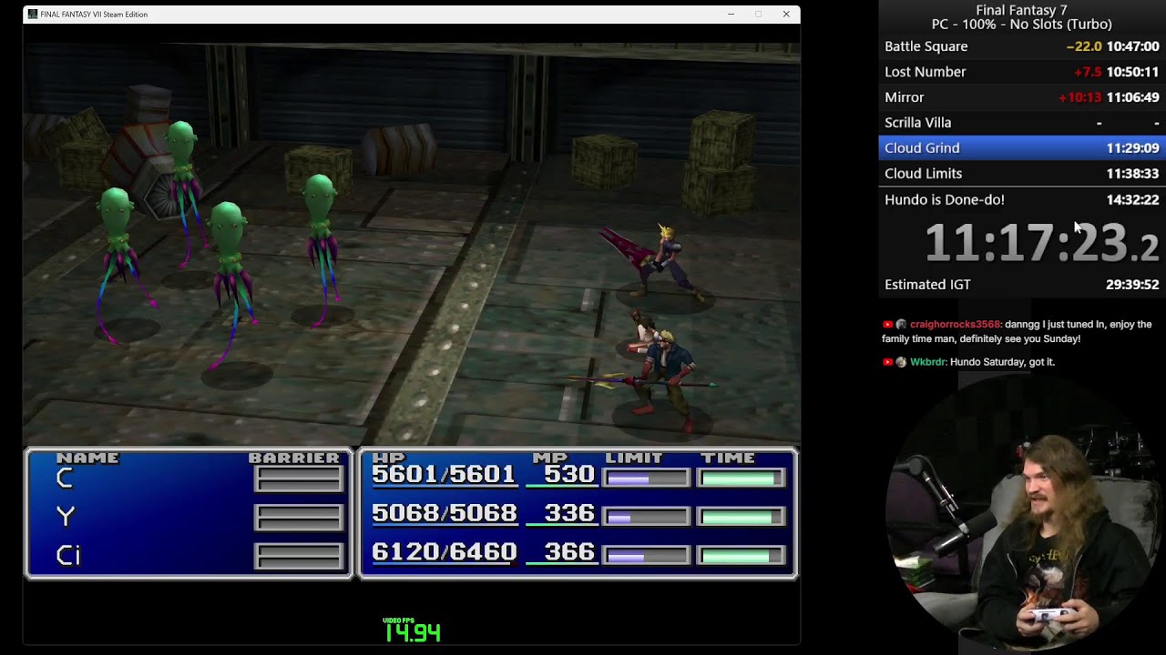 [PC] FF7 100% Speedrun Practice/Testing