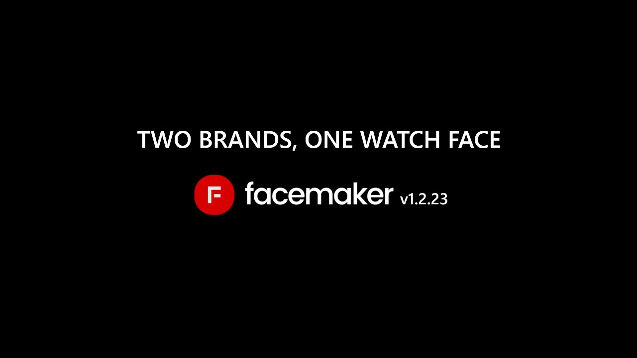 Facemaker v1.2.23 - Huawei & Amazfit: Two Brands, One Watch Face