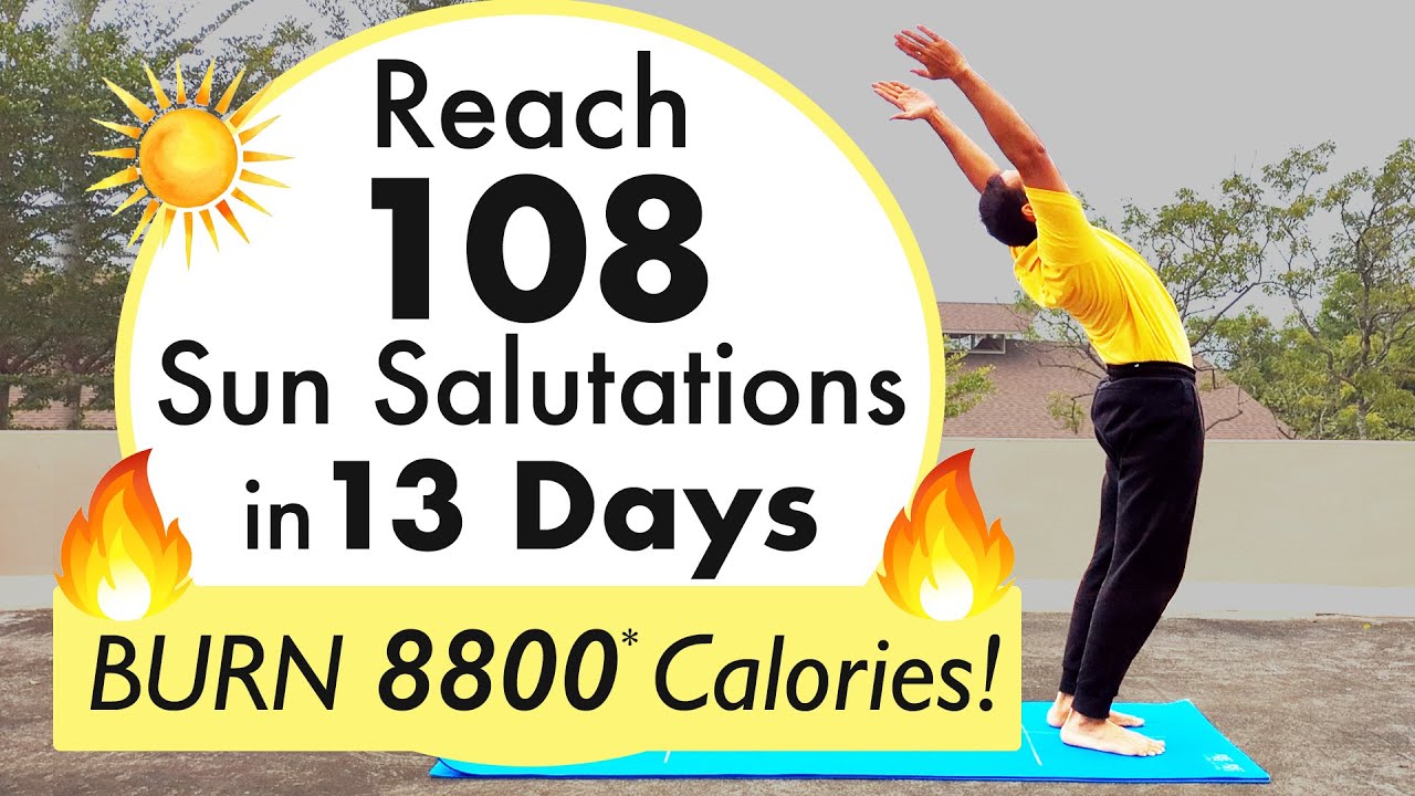 108 Surya Namaskars Challenge | Sun Salutations | Mayur Karthik