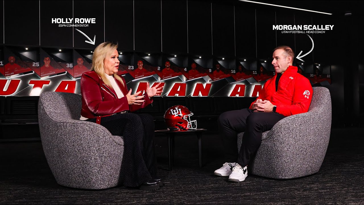 Sit down with Holly Rowe & Coach Morgan Scalley