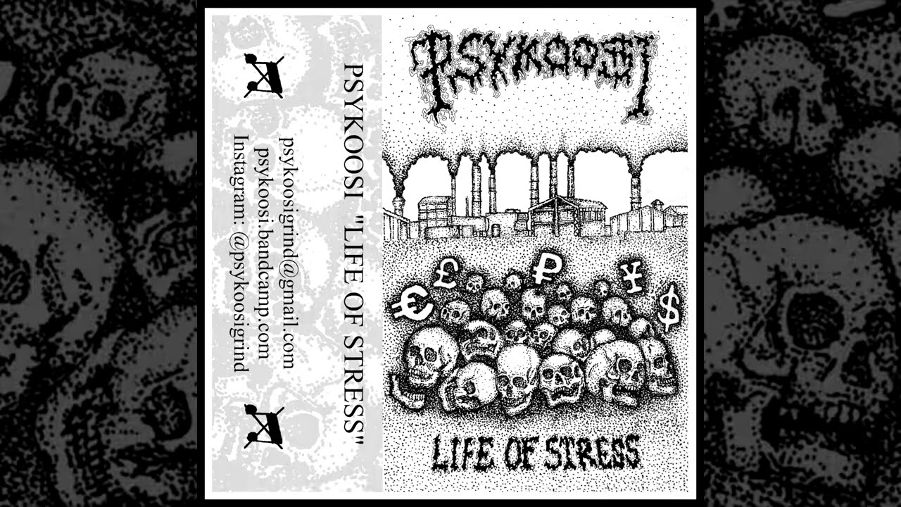 Psykoosi - Life Of Stress FULL DEMO (2024 - Grindcore)