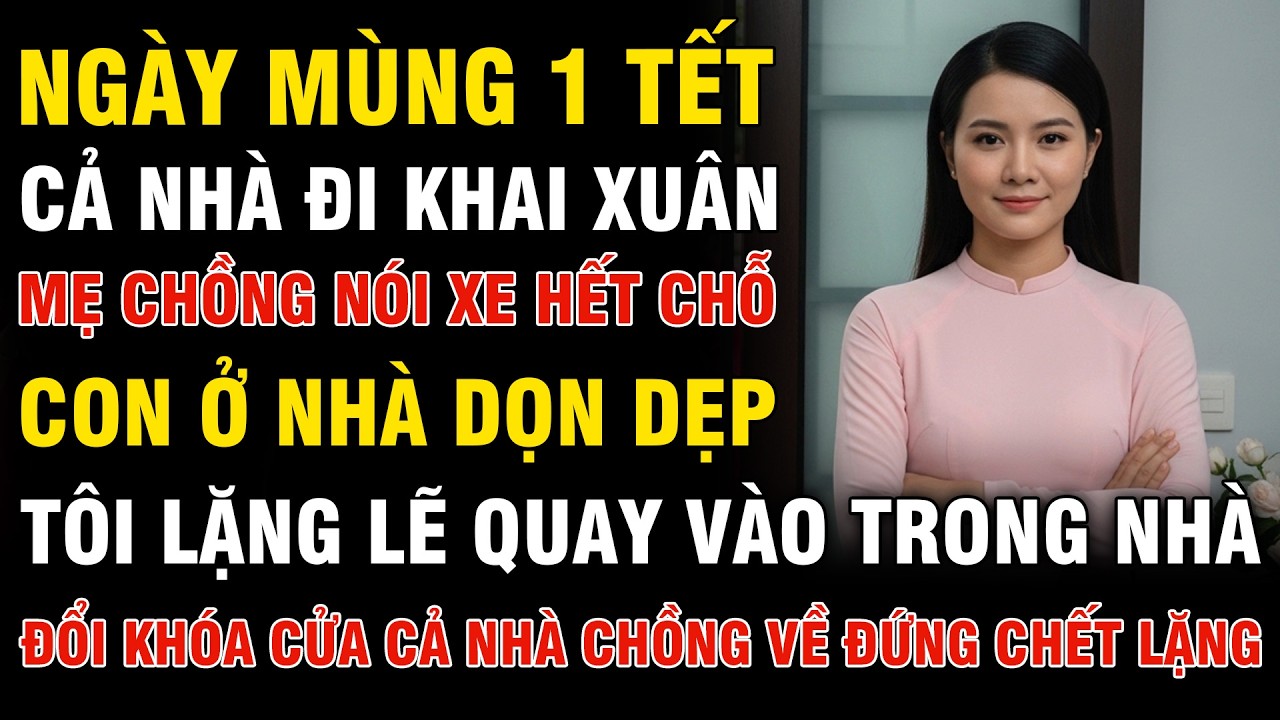 Bị Bỏ Lại Mùng 1 Tết, Con Dâu Lặng Lẽ Đổi Mã Cửa – Tối Về Cả Nhà Chồng Sốc Nặng