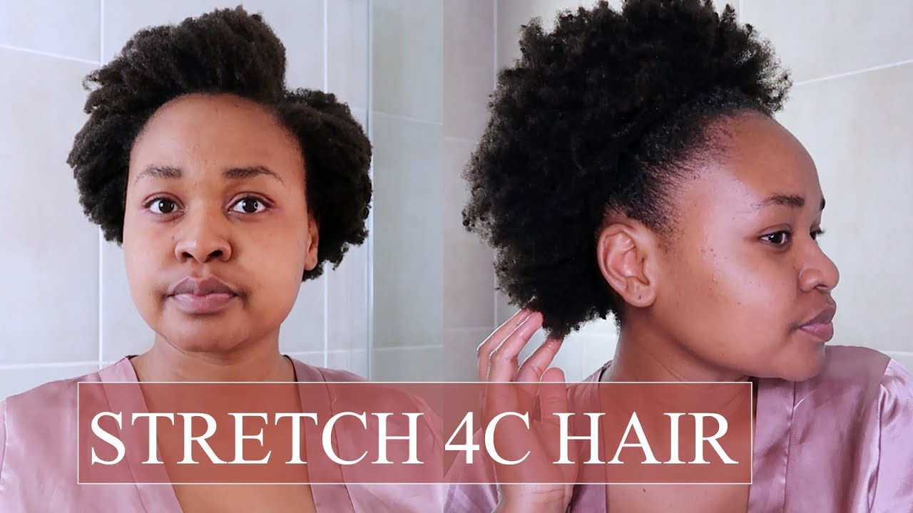 HOW I STRETCH MY AFRO | Shrinkage to Stretched with NO HEAT