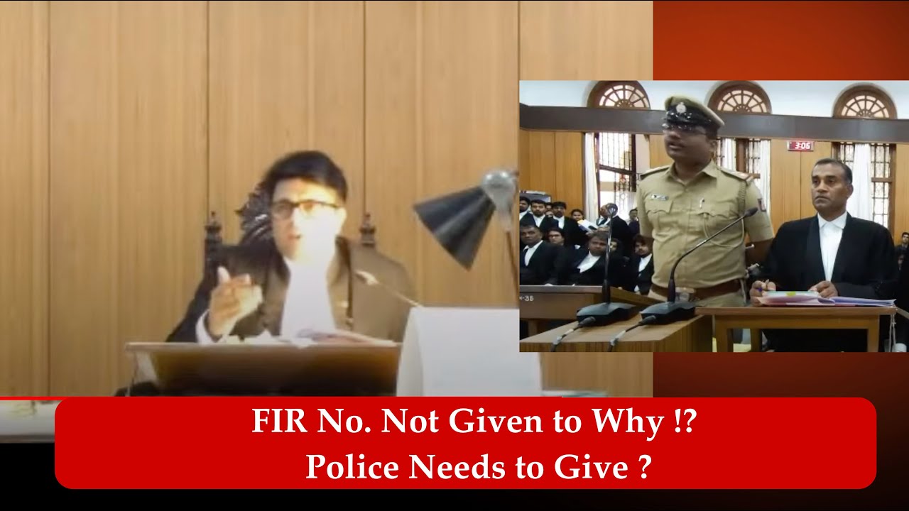 Police Asked in Court !? WhatsApp ?  FIR No. not given to Accused !? | Karnataka High Court