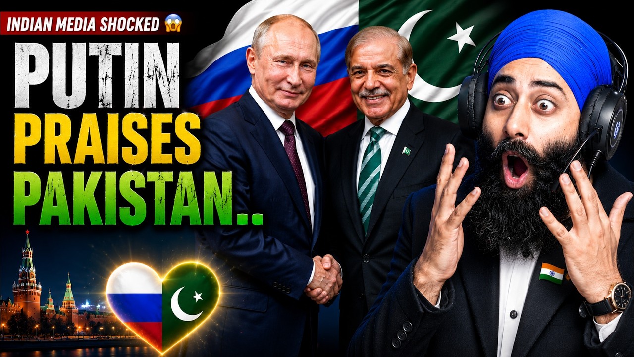 Indian Reaction on Indian Media SHOCKED As Putin Praises Pakistan & Shuts Down Indian Journalist! 😱