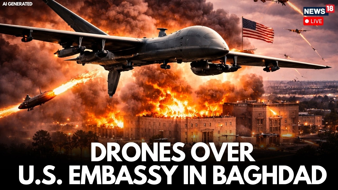 US-Iran War LIVE: Drones Spotted Over U.S. Embassy In Baghdad As Rising Tensions Shake Middle East