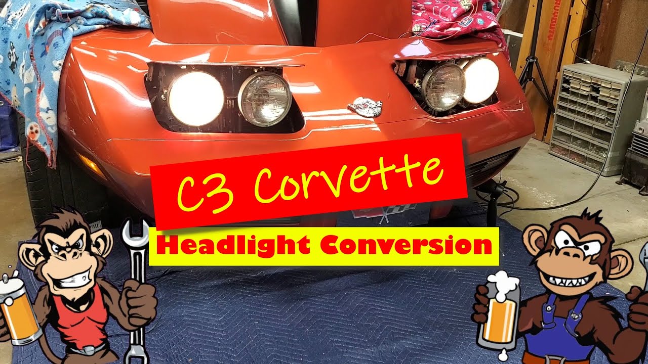 C3 Corvette Headlight Conversion
