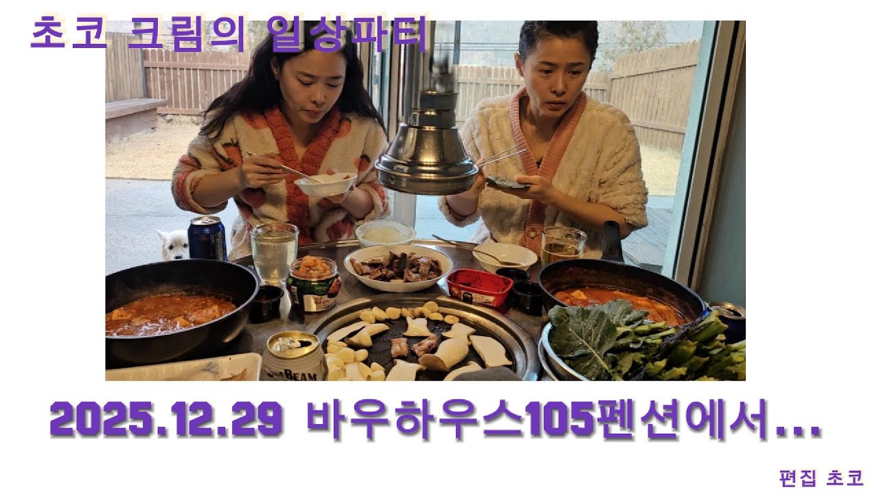 20251229 강원도 홍천 애견독채펜션 추천! 마당 넓은 '바우하우스105' 내돈내산 찐후기 #Hongcheon, #DogPension, #Gangwon-do, #Bauhaus