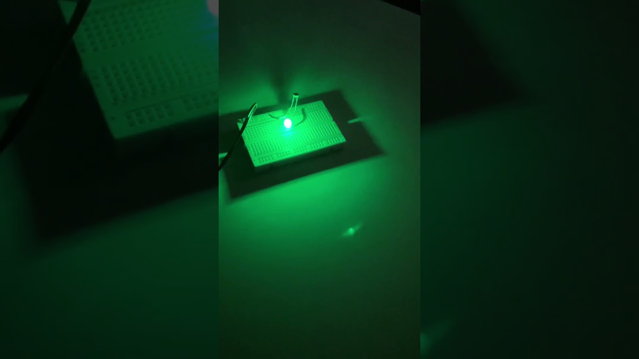 Automatic Street Light Circuit with Photoresistor (LDR) & BC547 Transistor –EASY Breadboard