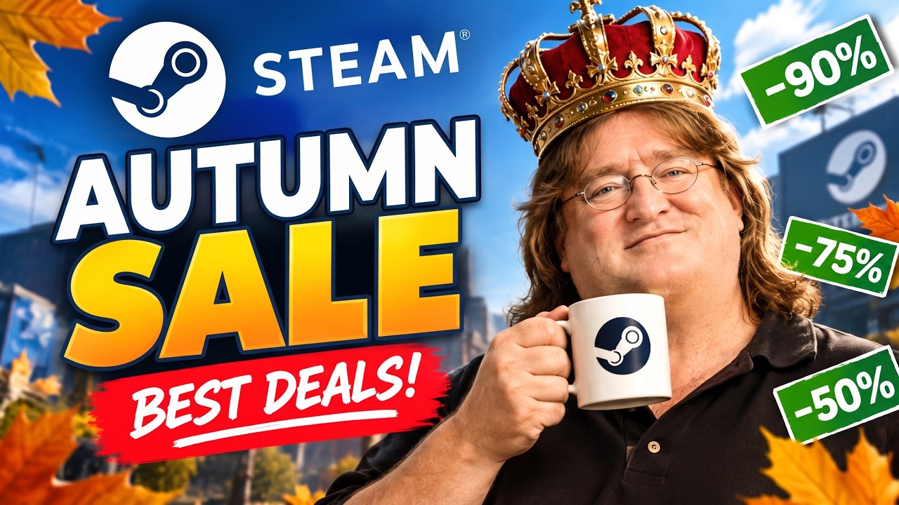 100+ ПОТРЯСАЮЩИХ предложений осенней распродажи Steam + БЕСПЛАТНЫЕ игры! (Все жанры)