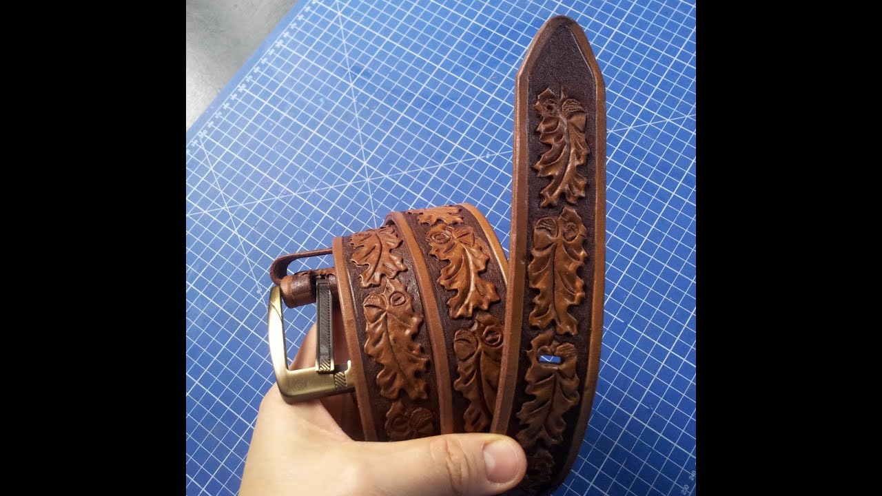Ремень из кожи для Мужчины. Leather belt for a Man.